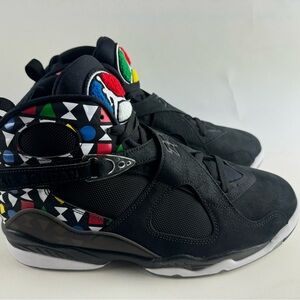 New Nike Air Jordan 8 VIII Retro quad 54 Sz 10.5 q54